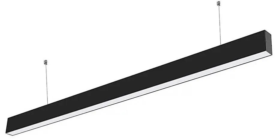 V-Tac LED Lustr na lanku SAMSUNG CHIP LED/40W/230V 6400K černá VT0792