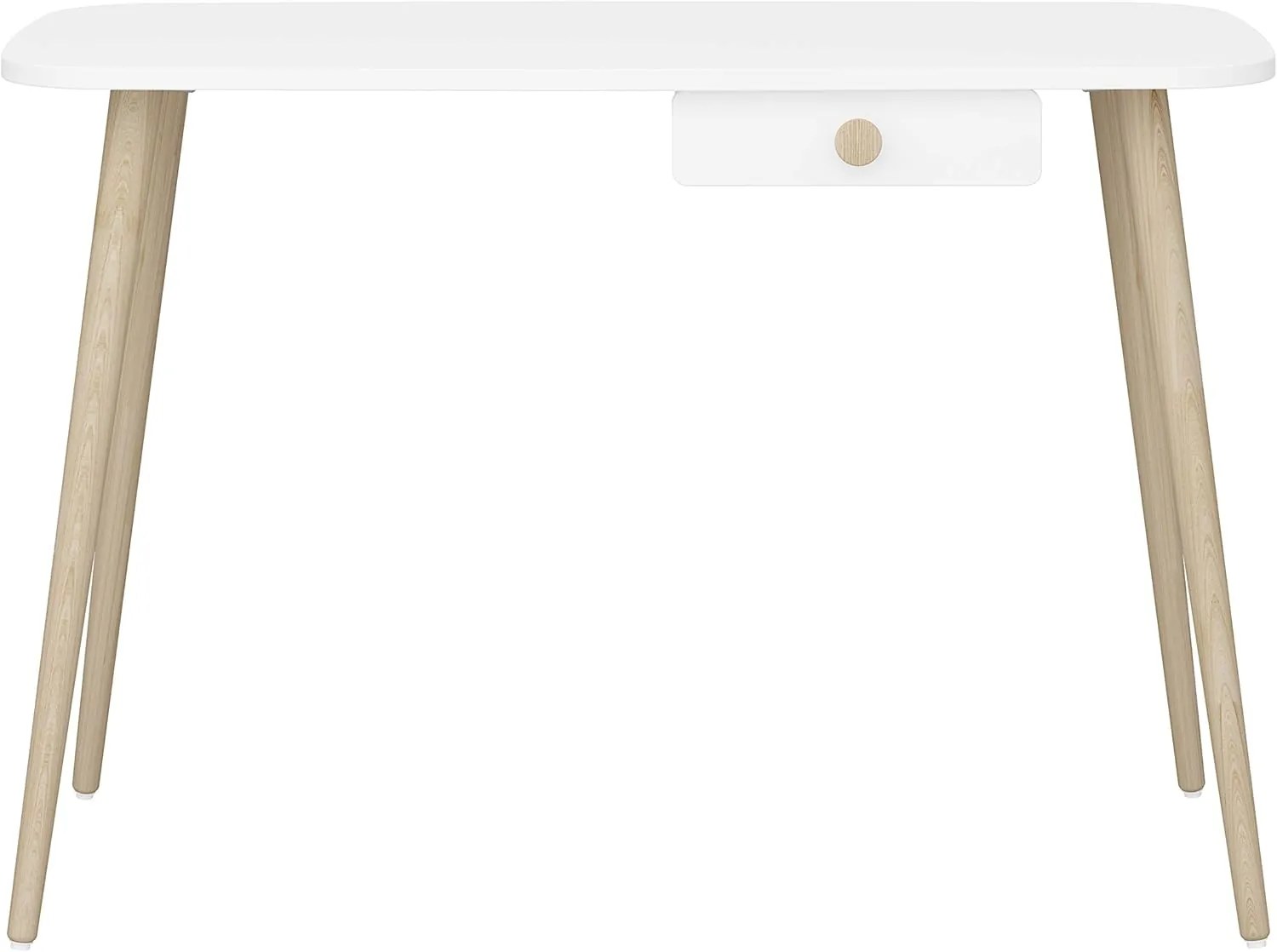 Bílý dětský psací stůl GRAZIA 075 s 1 zásuvkou Biano.cz