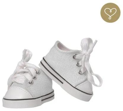 Trampky pro panenku bílé