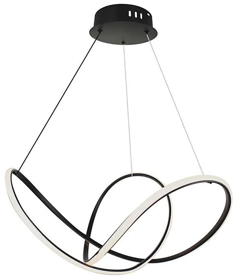 V-Tac LED Stmívatelný lustr na lanku LED/50W/230V 3000K černá VT1446