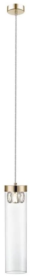Zuma Line Zuma Line P0389-01D-F7AC - Křišťálový lustr na lanku GEM 1xG9/28W/230V ZL0026
