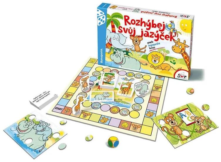 Dětská logopedická hra ROZHÝBEJ SVŮJ JAZÝČEK