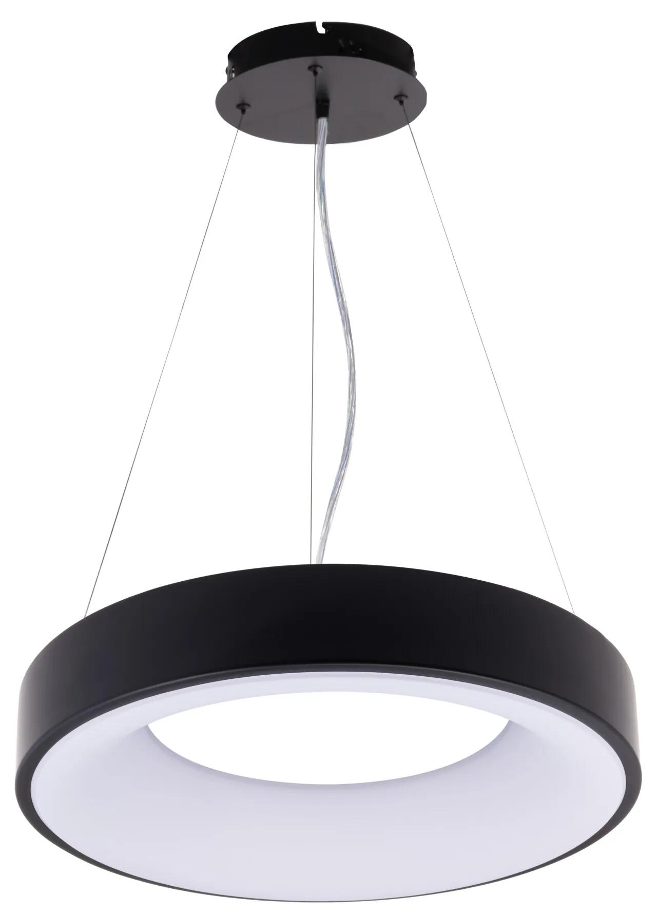 T-LED LED svítidlo ZULU 48W CCT kulaté černé závěsné CCT