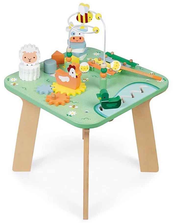 Janod Janod - Dětský interaktivní stolek louka LS0030