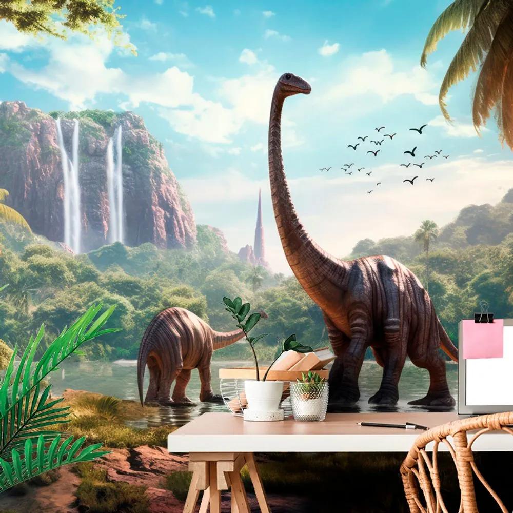Tapeta neodhalená země dinosaurů