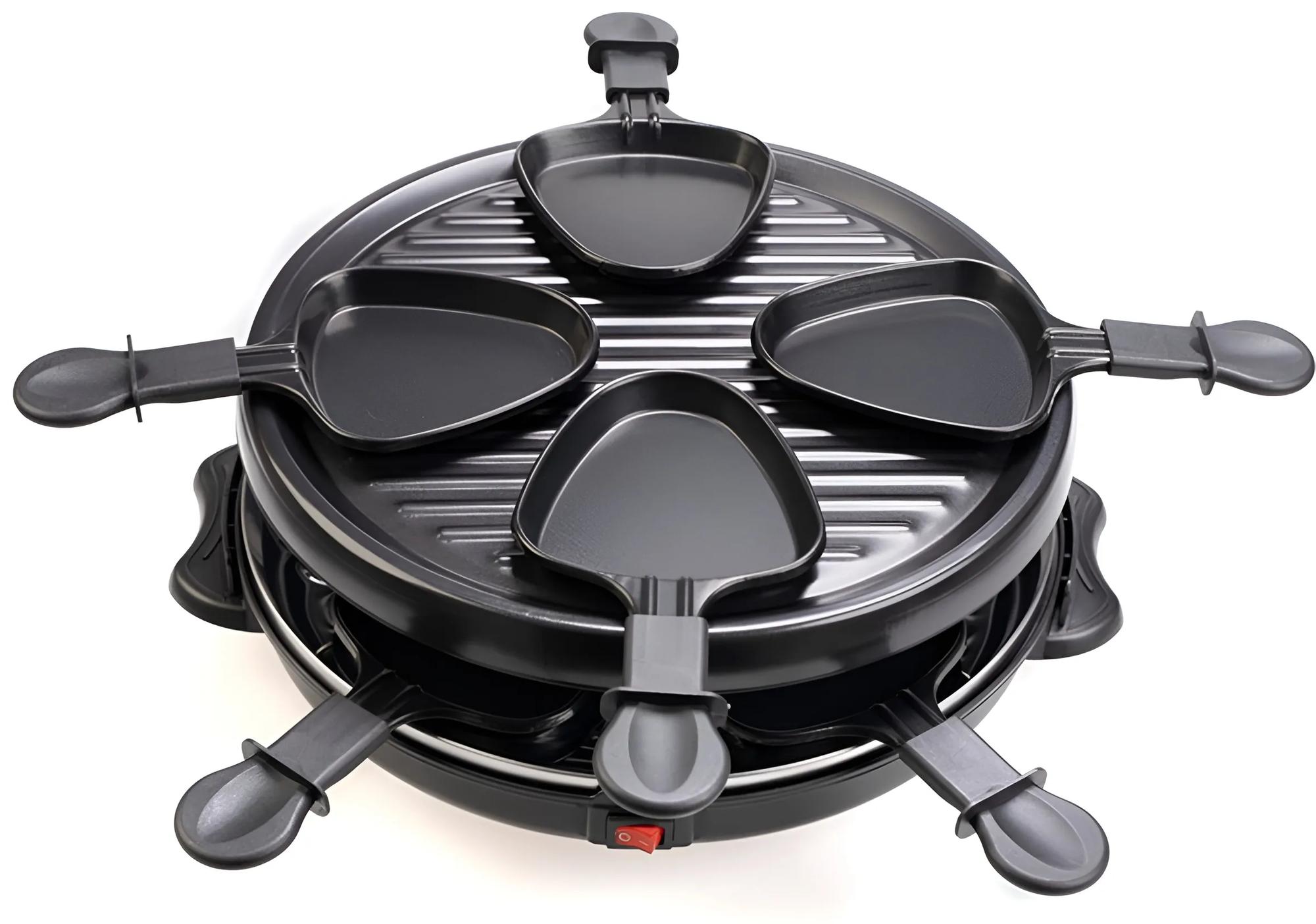 Lex 70439 Raclette gril elektrický, 800W, 6 osob černá
