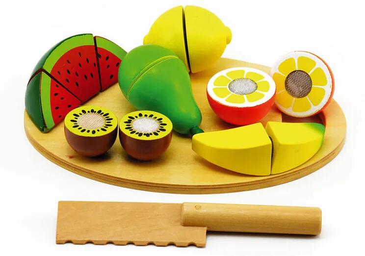 Dřevěné krájecí ovoce s prkénkem