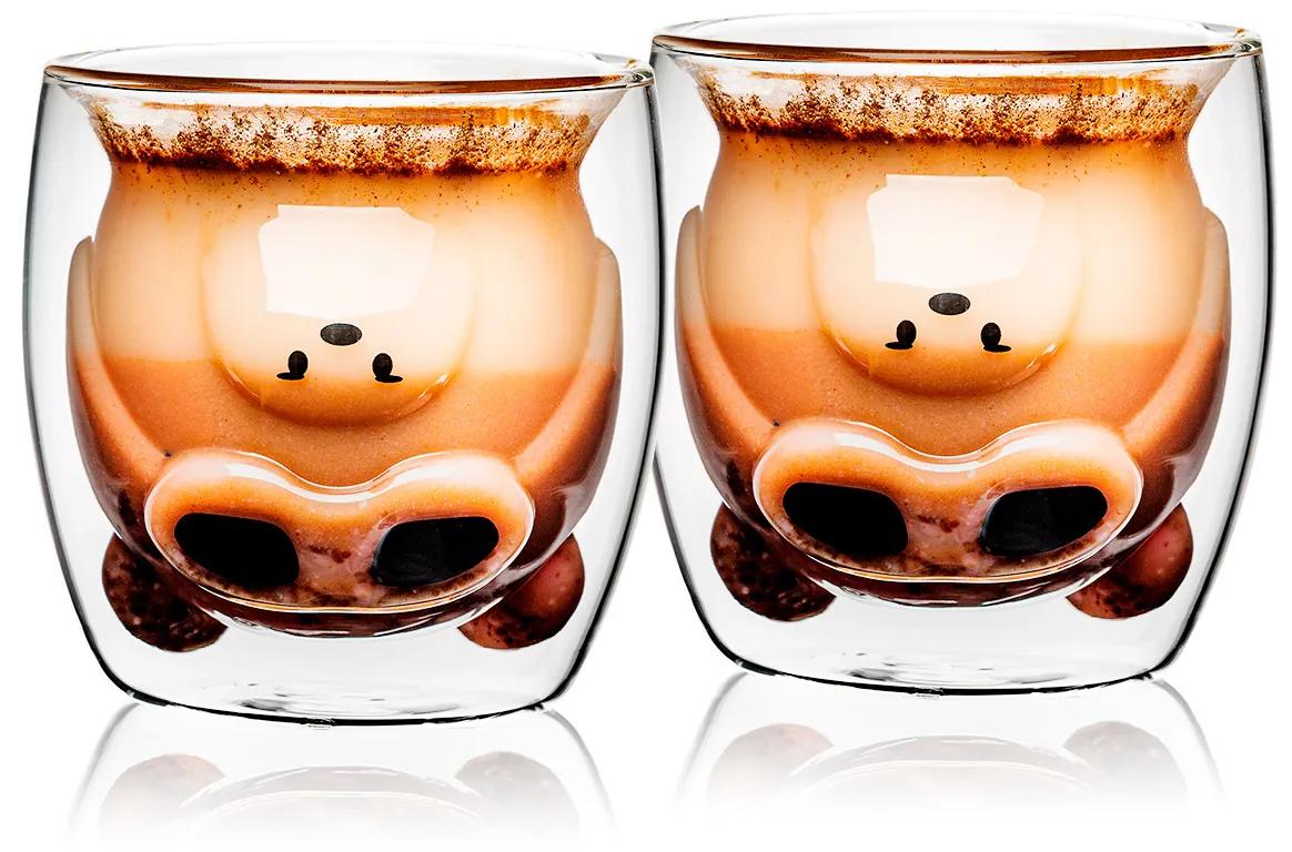 4Home Termo sklenice Hot&Cool Frosty Bear 250 ml, 2 ks