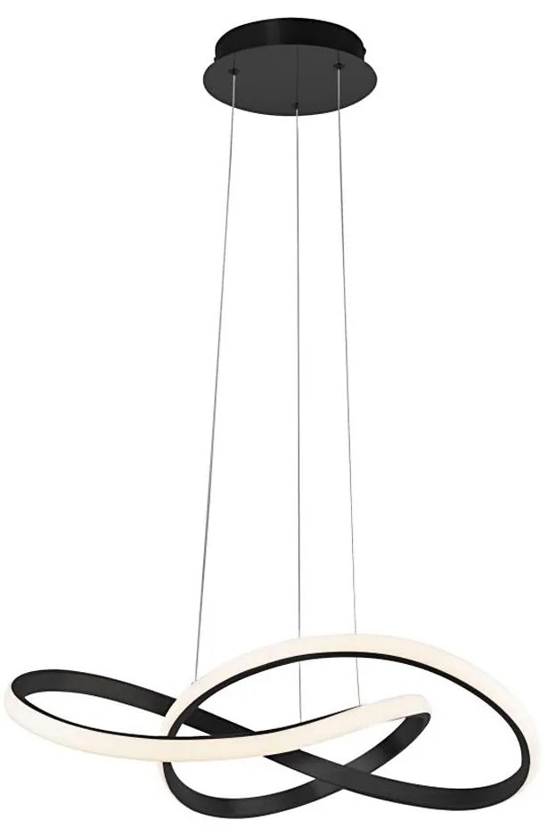 Leuchten Direkt Leuchten Direkt 15402-18-LED Stmívatelný lustr na lanku MARIA LED/25W/230V černá W2257