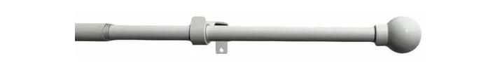 Golyó széthúzható karnis szett 16/19 mm fehér,200 - 350 cm, gyűrűk nélkül, 200 - 350 cm