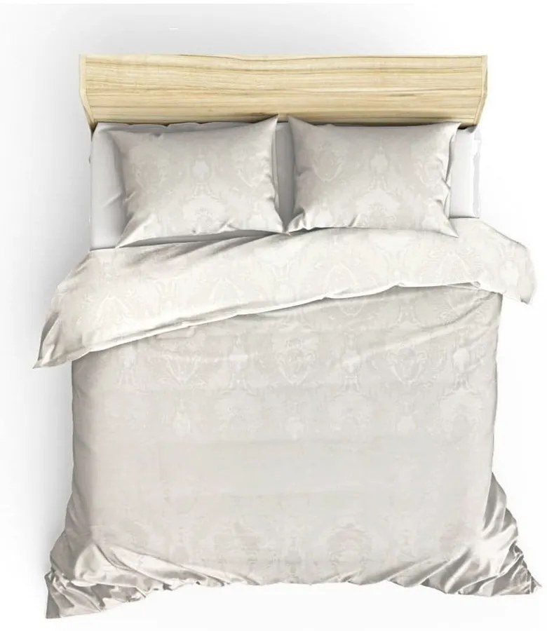 Krémszínű pamut ágytakaró és párnahuzat szett 240x260 cm Beste  Mijolnir