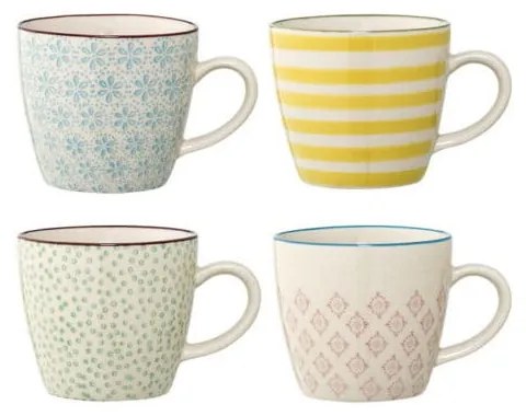 Patrizia 4 db-os agyagkerámia bögre szett - Bloomingville