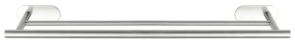 Matt ezüstszínű öntapadós rozsdamentes acél törölközőtartó Orea Duo  Wenko