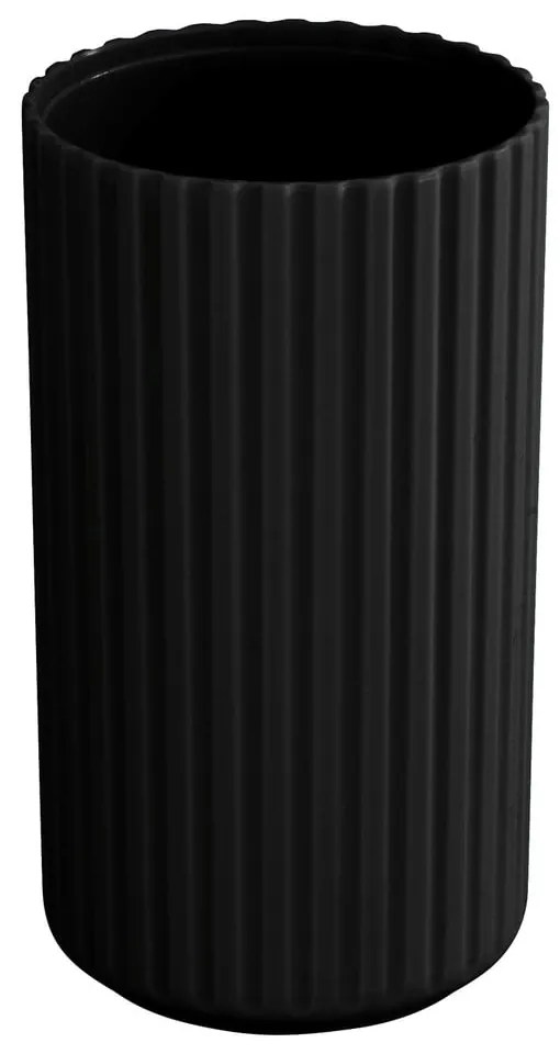 Fekete fogkefetartó pohár Minas  Allstar