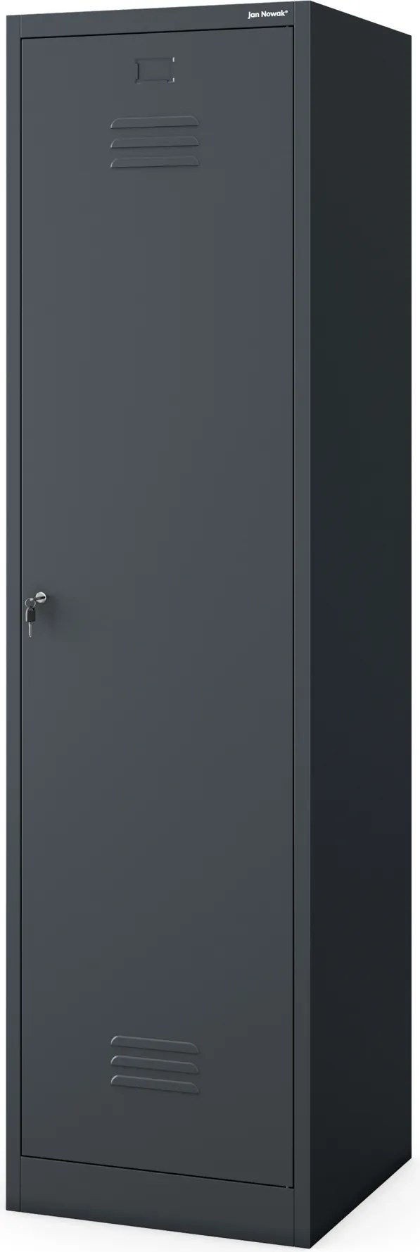 AGNES fém takarítószekrény, 500 x 1850 x 500 mm, antracit