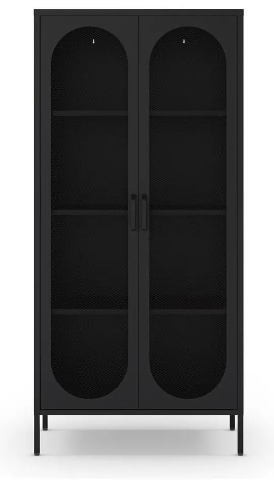 Fekete szekrény 80x170 cm Diora  Marckeric