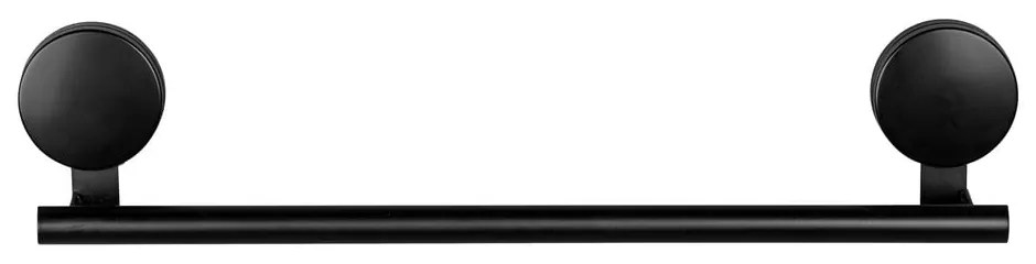 Static-Loc® Pavia fekete fali törölközőtartó, szélesség 40 cm - Wenko