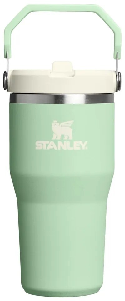 Zsályaszínű rozsdamentes acél termosz 600 ml IceFlow™ Flip Straw 2.0 Tumbler Pistachio  Stanley