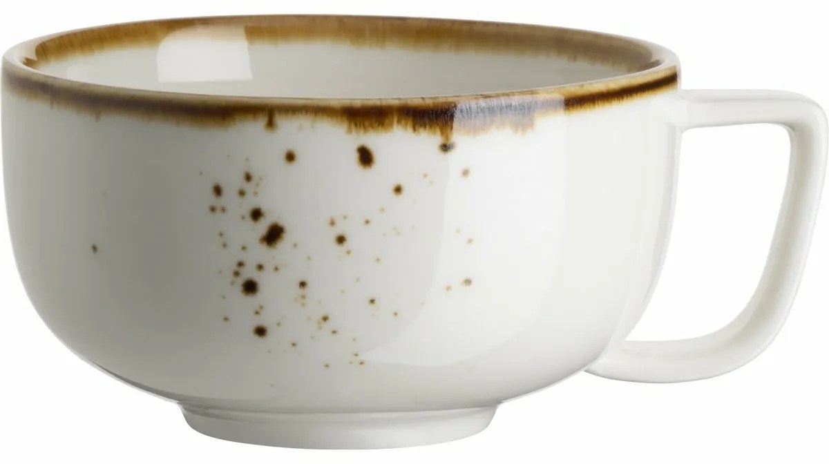 Mäser Espressócsésze Pintar White barna pöttyökkel105 ml, S