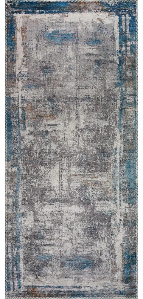 Kék mosható futószőnyeg 60x150 cm Abstract Colors Blue  Vitaus