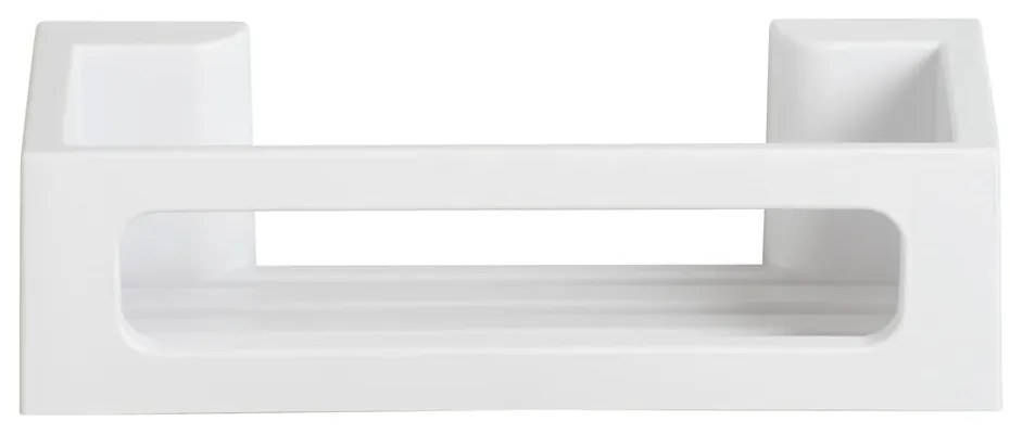 Matt fehér öntapadós műanyag Turbo-Loc fürdőszobai polc Bralia  Wenko