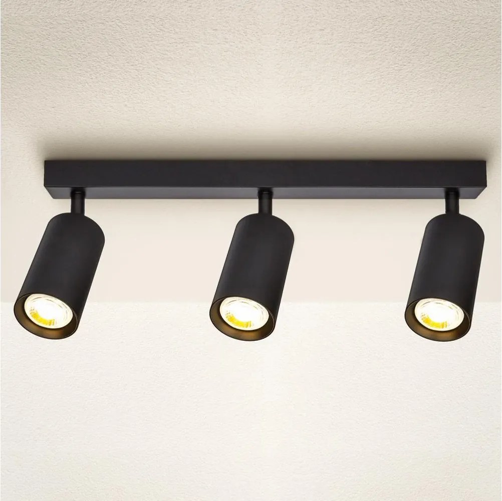 Brilagi - Spotlámpa SELE 3xGU10/30W/230V fekete