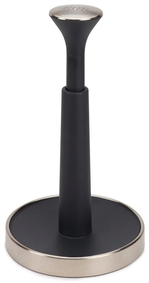 Push&amp;Tear fekete konyhai papírtörlő állvány - Joseph Joseph