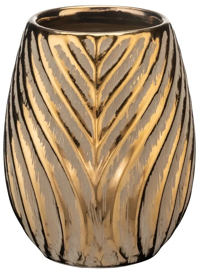 Aranyszínű kerámia fogkefetartó pohár Idro  Wenko