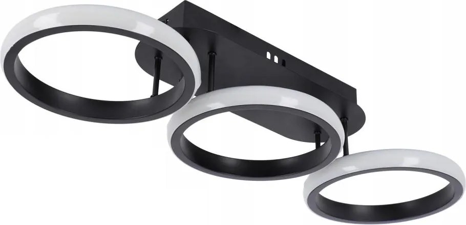 LED dimmelhető mennyezeti lámpa LED/30W/230V 3000-6500K fekete Wi-Fi Tuya + távirányító