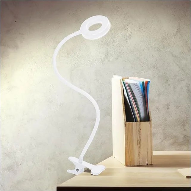 Brilagi - Dimmelhető LED-lámpa csíptetővel ORBELA LED/8W/5V 3000/4000/5000K fehér