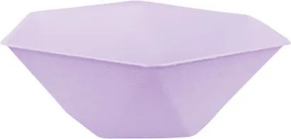 Lila Vert Decor hatszögletű mélytányér 6 db-os 15,8 cm