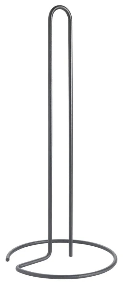 Matt fekete acél papírtörlő tartó ø 14 cm Lava  Metaltex