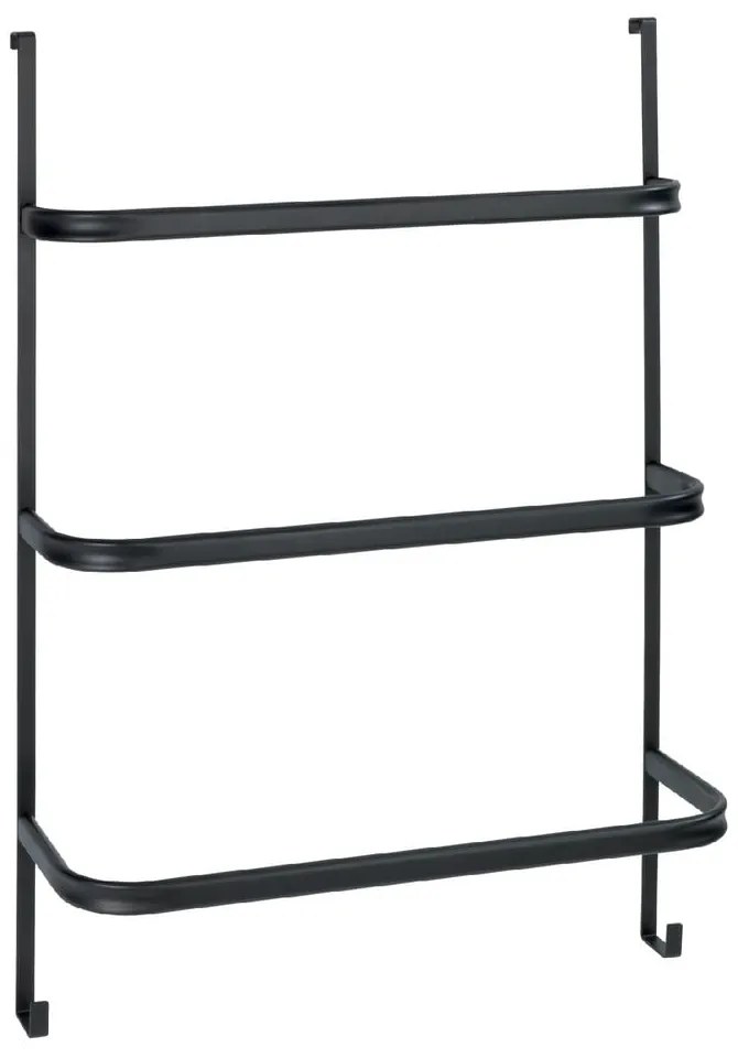 Towel Holder Black fekete törölközőtartó, 21 x 54 cm - Wenko