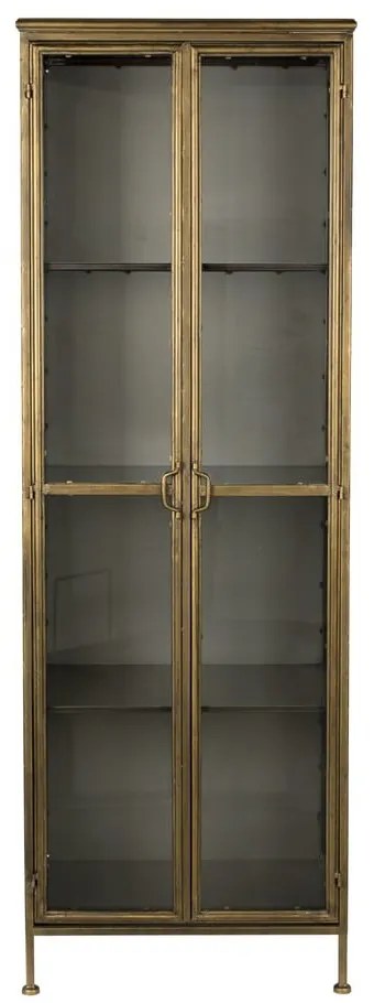 Aranyszínű fém tálalószekrény 64x184 cm Gertlush Dutchbone