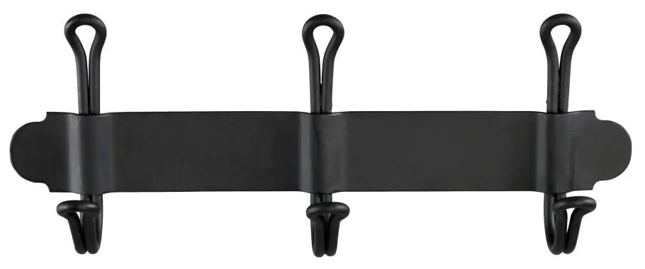 Nostalgia fekete hármas öntapadós fali akasztó - Wenko