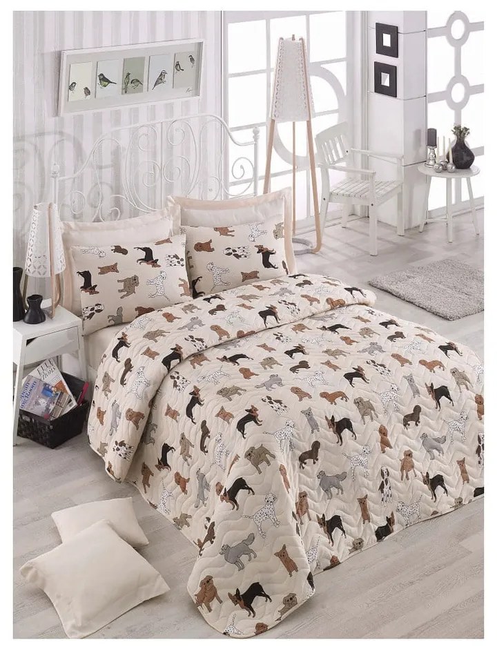 Havhav steppelt kétszemélyes ágytakaró párnahuzattal, 200 x 220 cm