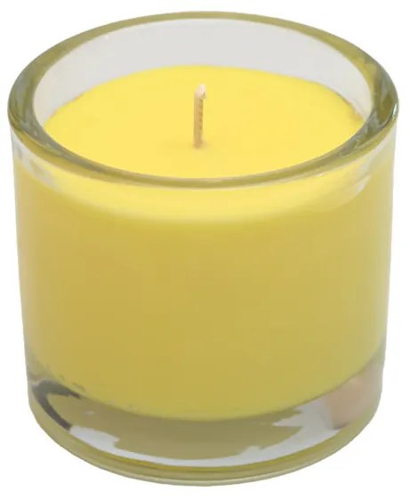 Üveggyertya MINNESOTA POPCORN YELLOW 9 cm sárga