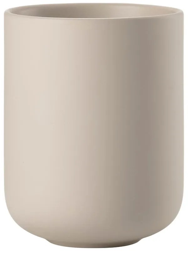 Bézs agyagkerámia fogkefetartó pohár Sensu  Zone