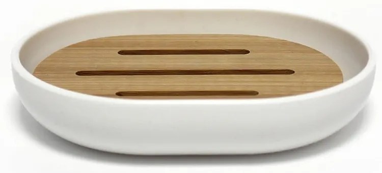 Fehér műanyag szappantartó Smart  douceur d'intérieur