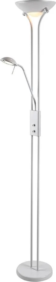 Brilagi - Fényerőszabályozható állólámpa SCARLETT 1xR7s/230W/230V + 1xG9/40W fehér