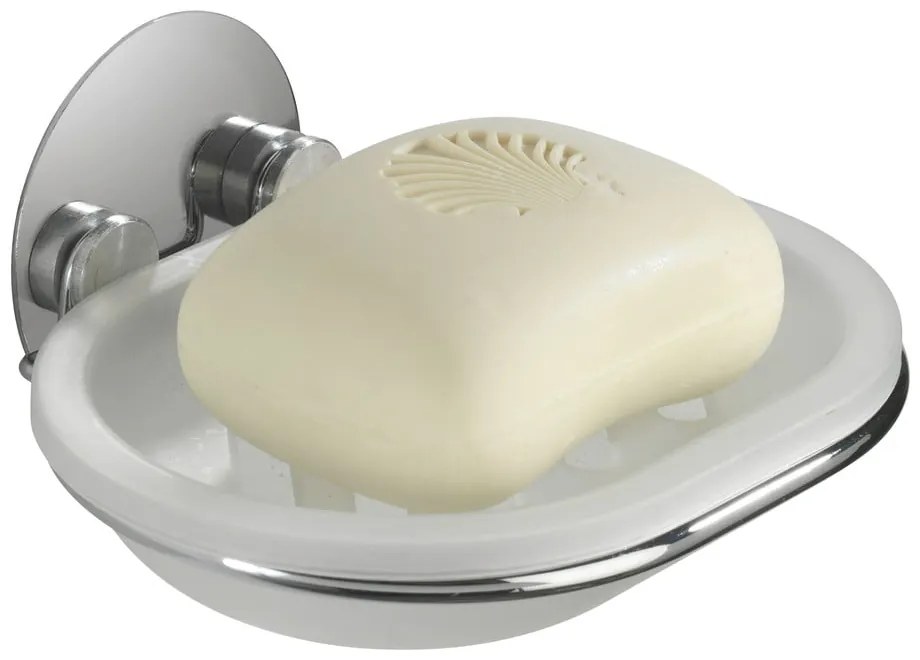 Fehér öntapadós műanyag szappantartó Turbo-Loc  Wenko