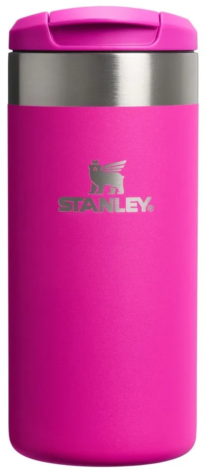 Rózsaszín rozsdamentes acél termobögre 350 ml AeroLight™ Transit Mug Violet Blossom  Stanley