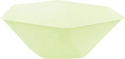 Zöld Vert Decor hatszögletű mélytányér 6 db-os 15,8 cm
