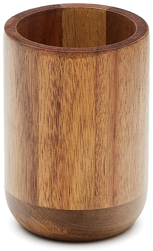 Natúr színű fa fogkefetartó pohár Senda  Kave Home