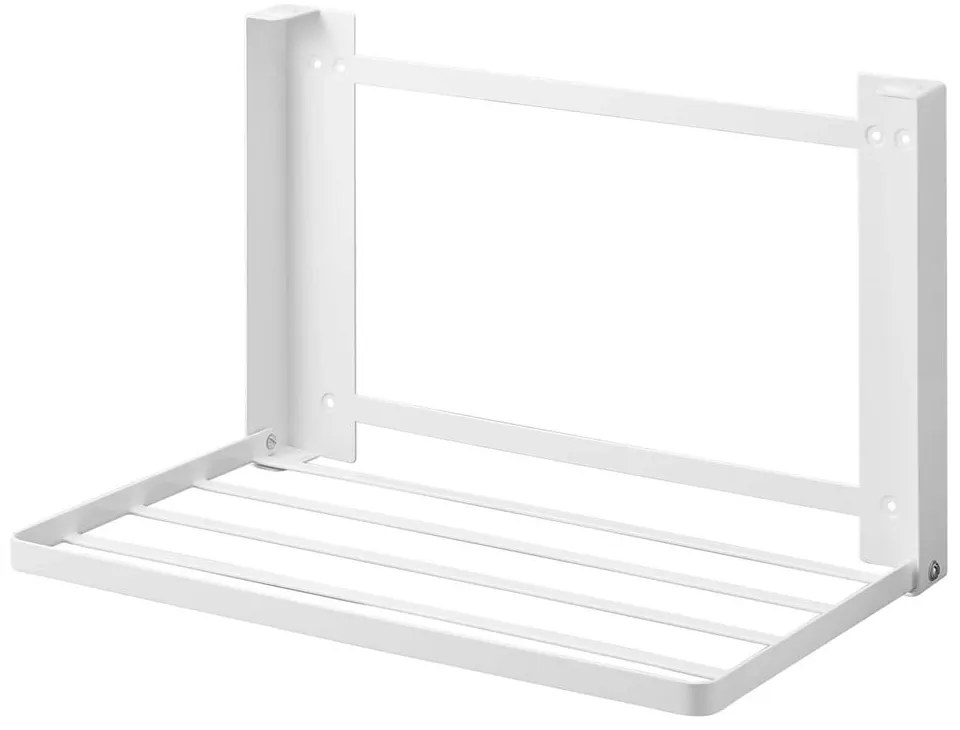 Matt fehér fali acél fürdőszobai polc Tower  YAMAZAKI