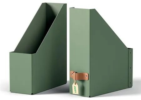 Iratpapucs, karton, 100 mm, LEITZ Puro, zsályazöld (E24710050)