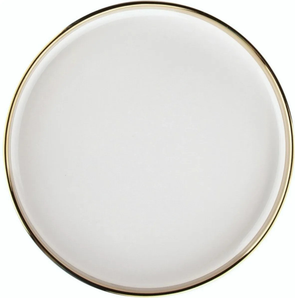Altom Palazzo porcelán desszert tányér 21 cm, fehér