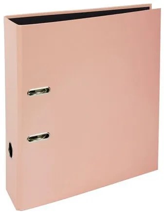 Iratrendező, 80 mm, A4, karton, EXACOMPTA Aquarel, pasztell korall (EX53567E)