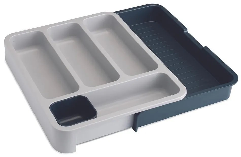 DrawerStore szürke állítható evőeszköztartó - Joseph Joseph