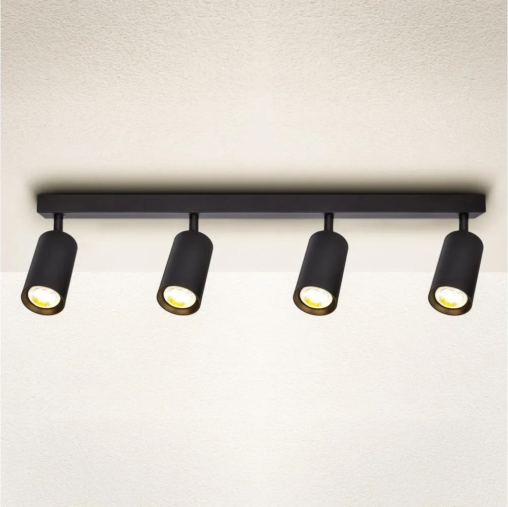 Brilagi - Spotlámpa SELE 4xGU10/30W/230V fekete